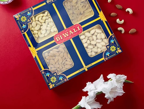 Diwali dry fruit gift box